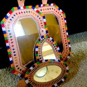 Decorative Indian leather frame mirrors